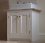 Bathroom cabinet with basin
